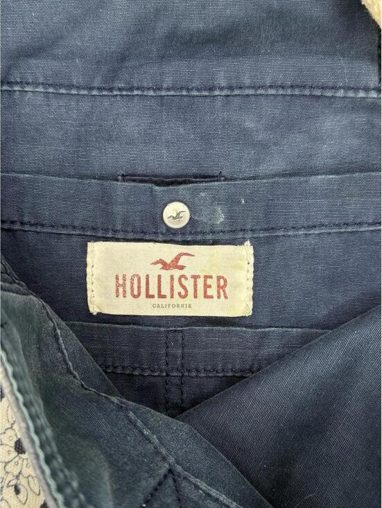 Hollister Wool Deep Blue/Cream, Tote Bag Shoulder Purse Travel Bag Heavy Duty - Picture 4 of 7